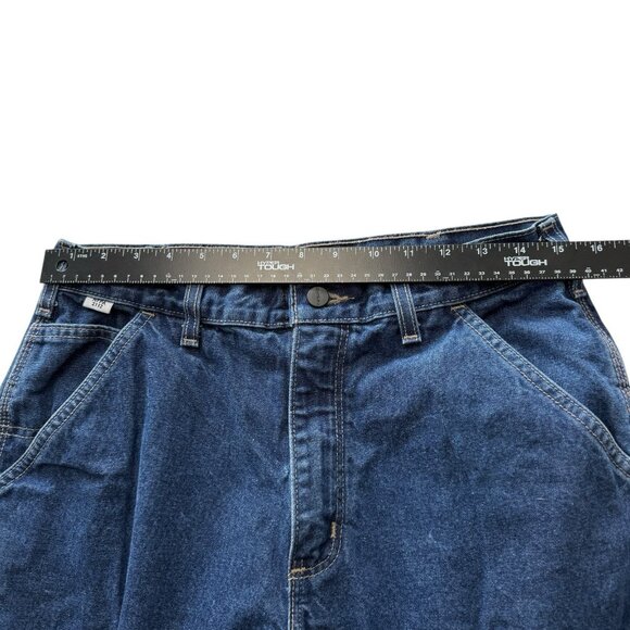 Carhartt Flame Resistant Carpenter Pants Jeans Mens Sz 32x34 FRB13-DNM NFPA 2112 - Picture 6 of 12